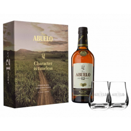 Coffret Abuelo 12 ANS + 2 Verres